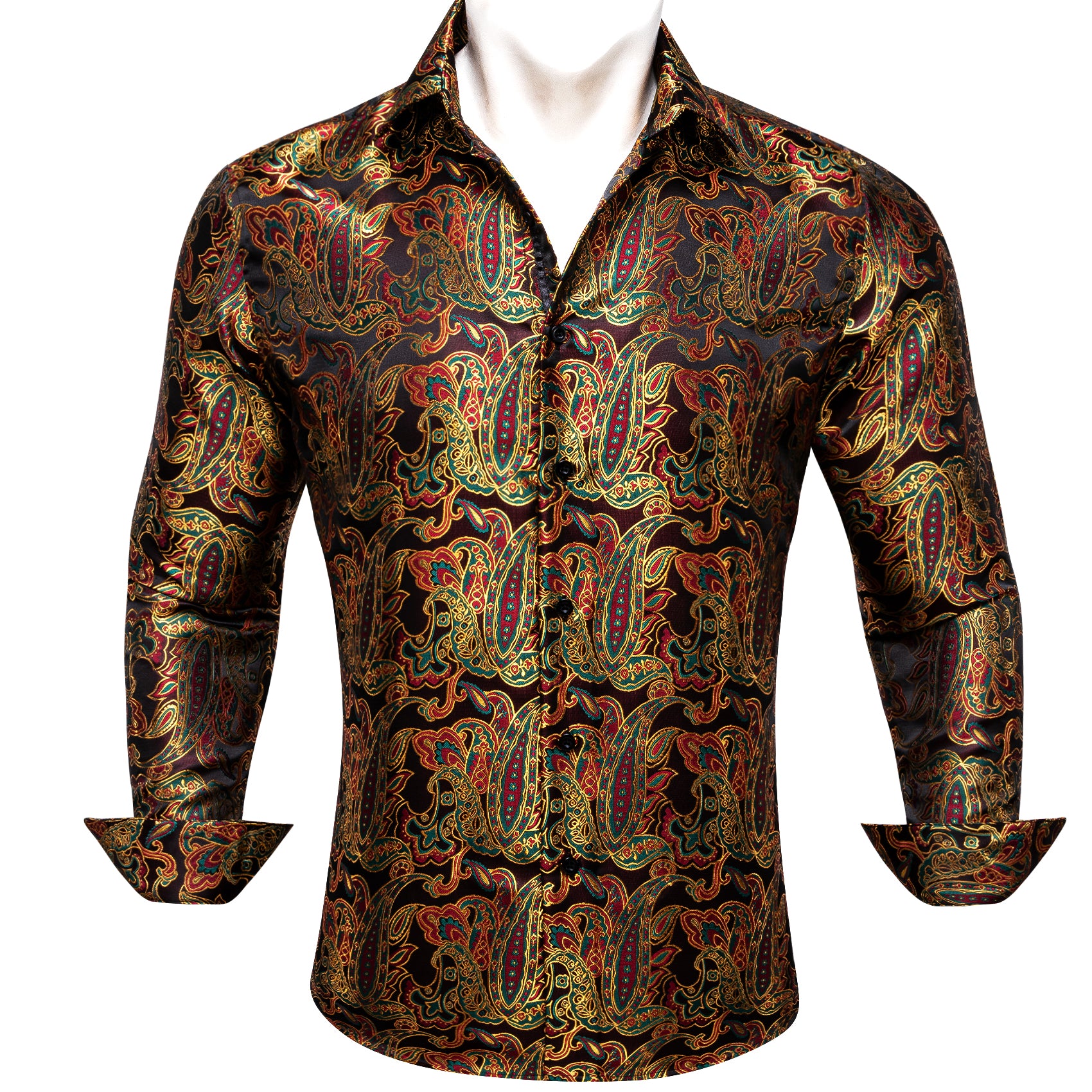 red paisley shirt mens