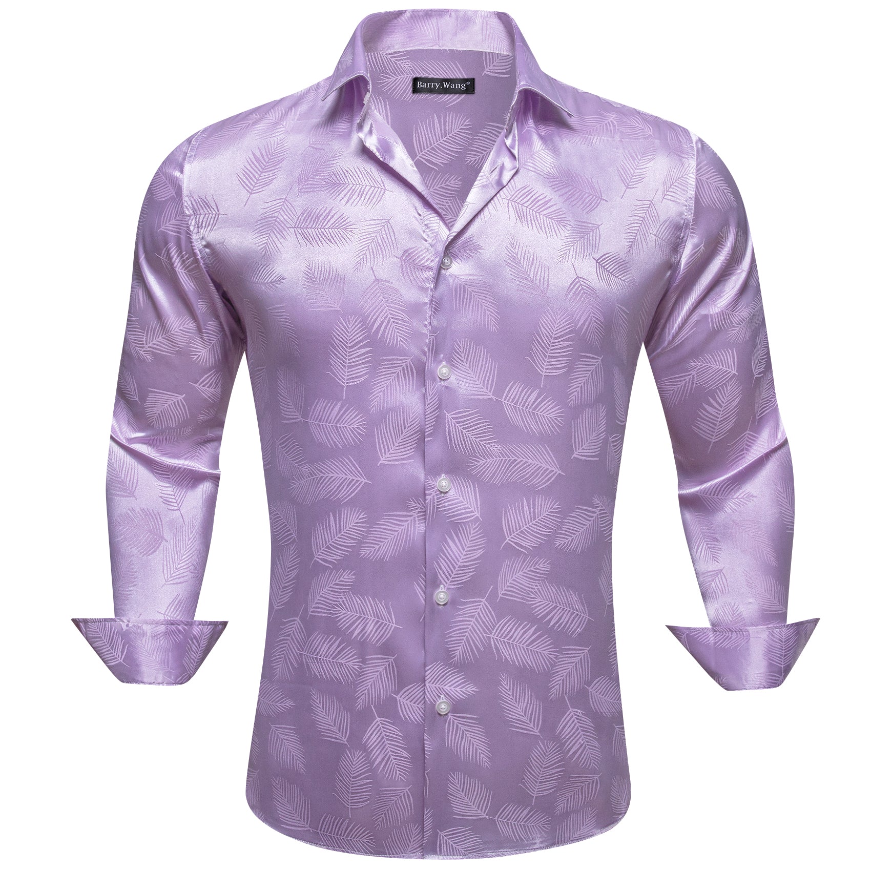 Purple silk best sale shirt mens