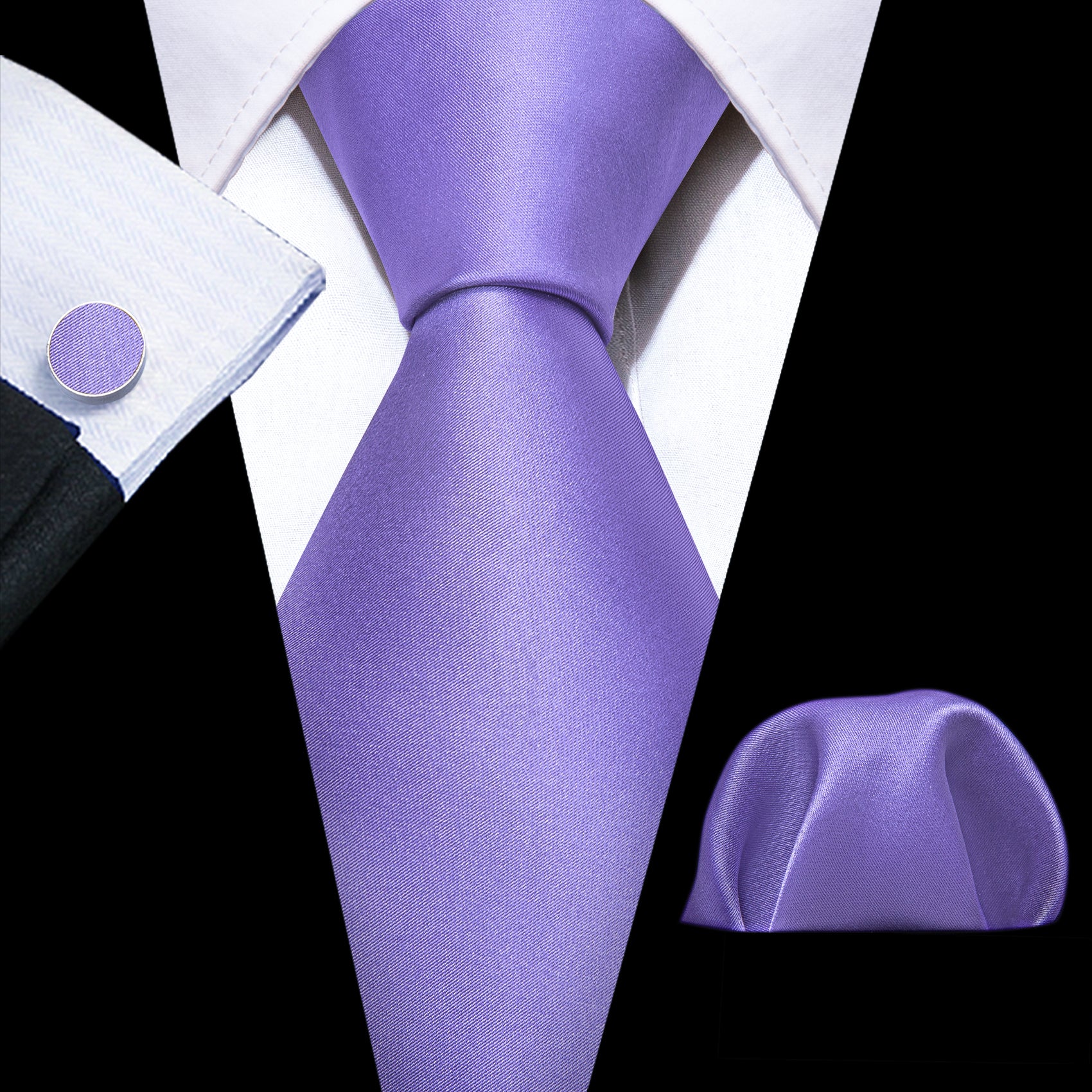 lavender shirt purple tie