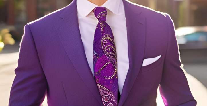 How to Pair Purple Neckties with Shirts and Suits? 