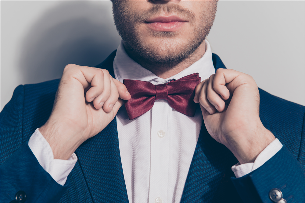 bowtie hankerchief cufflinks