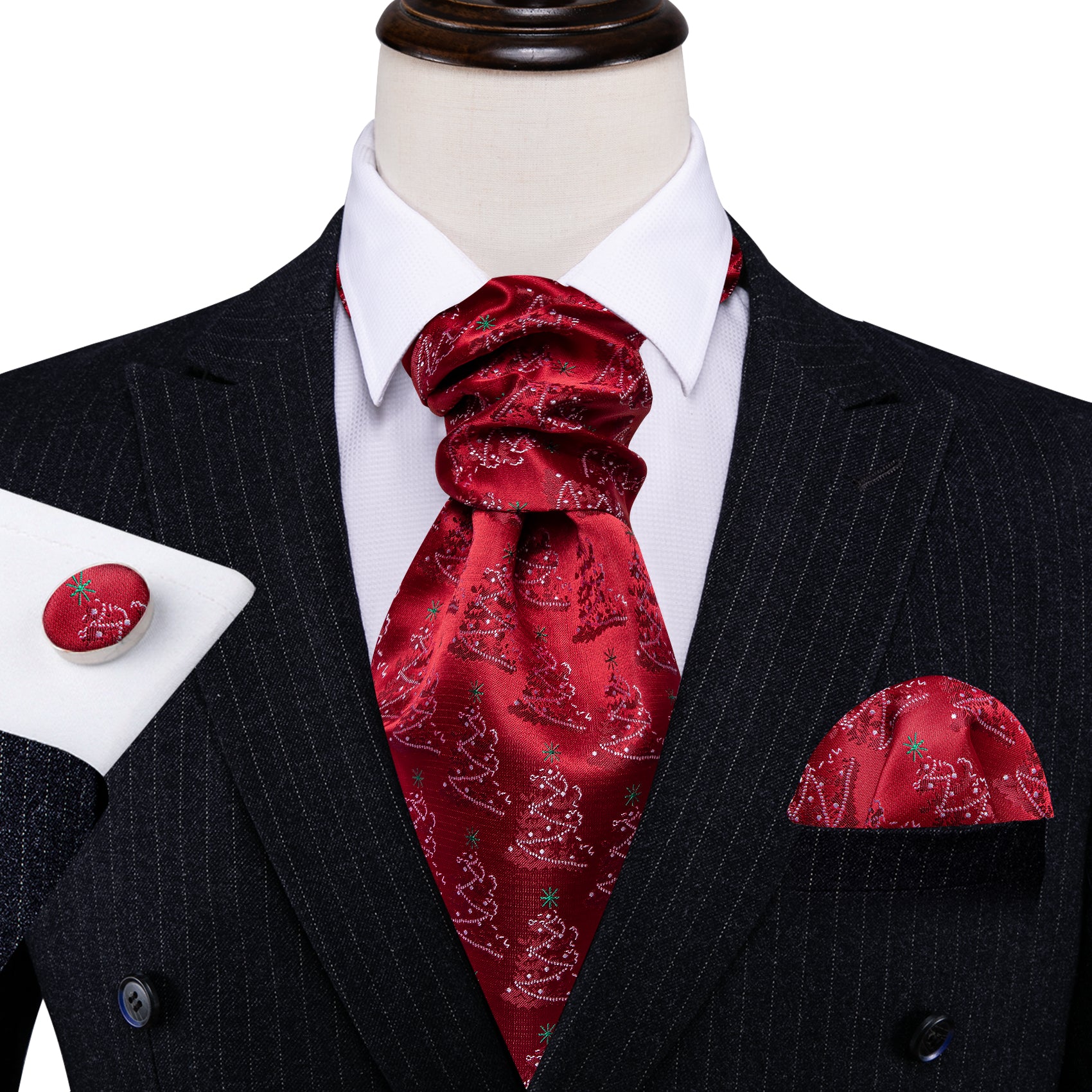 silk tie ascot