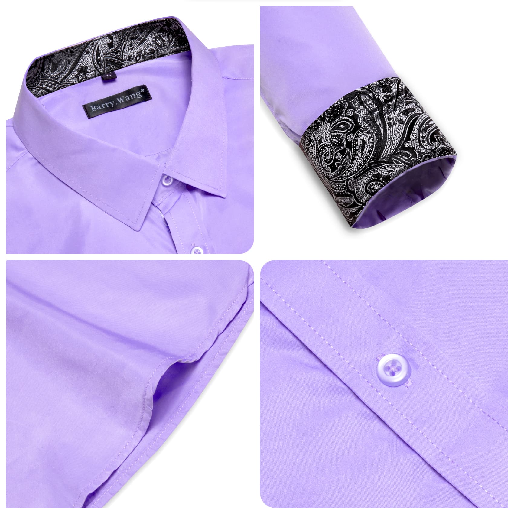 purple and black shirt mens