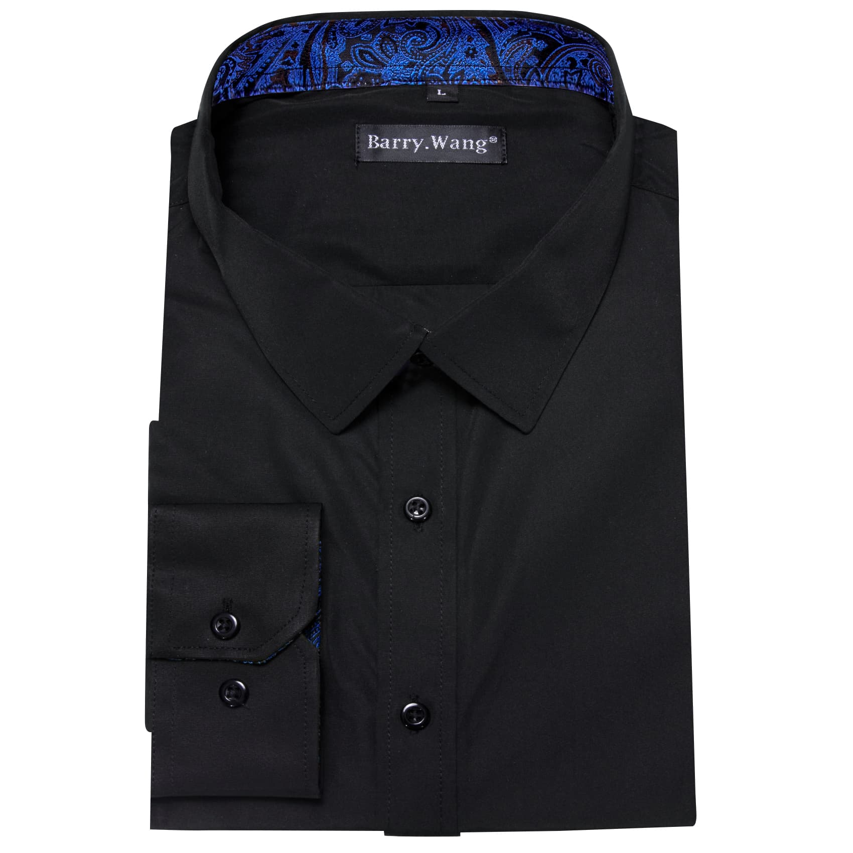 men black silk shirt