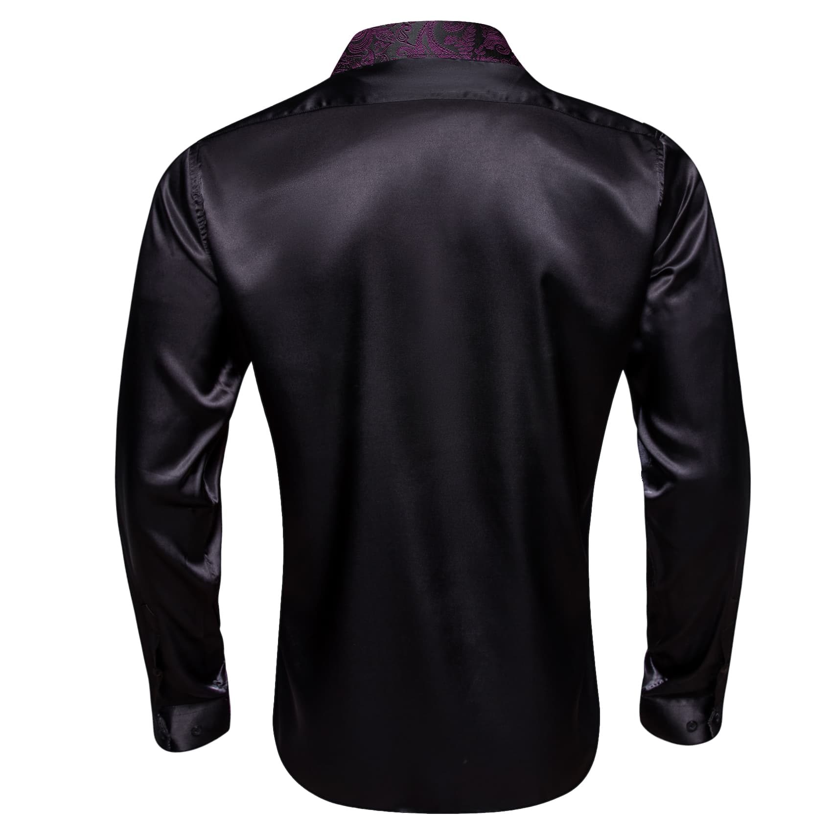 black shirt with long sleeves