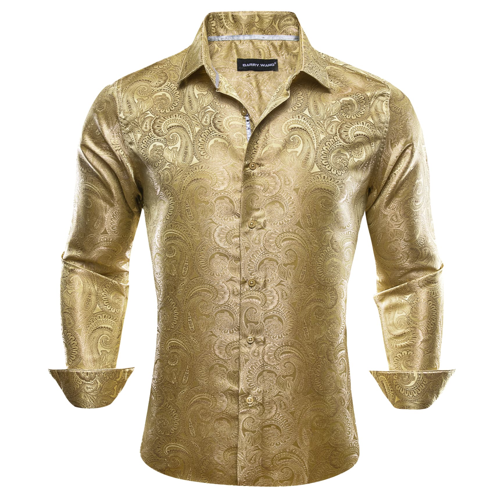 mens shirts men's silk shirts