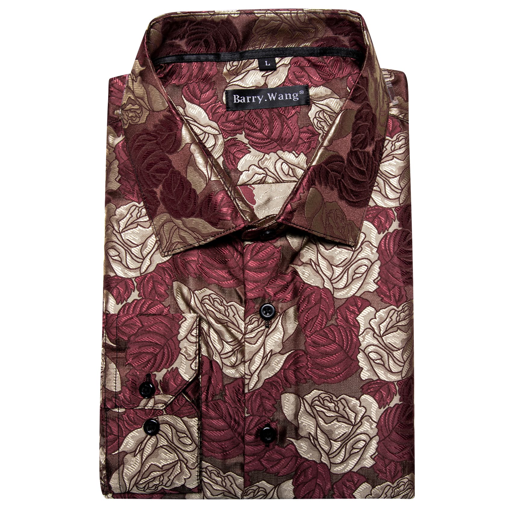 men silk shirt