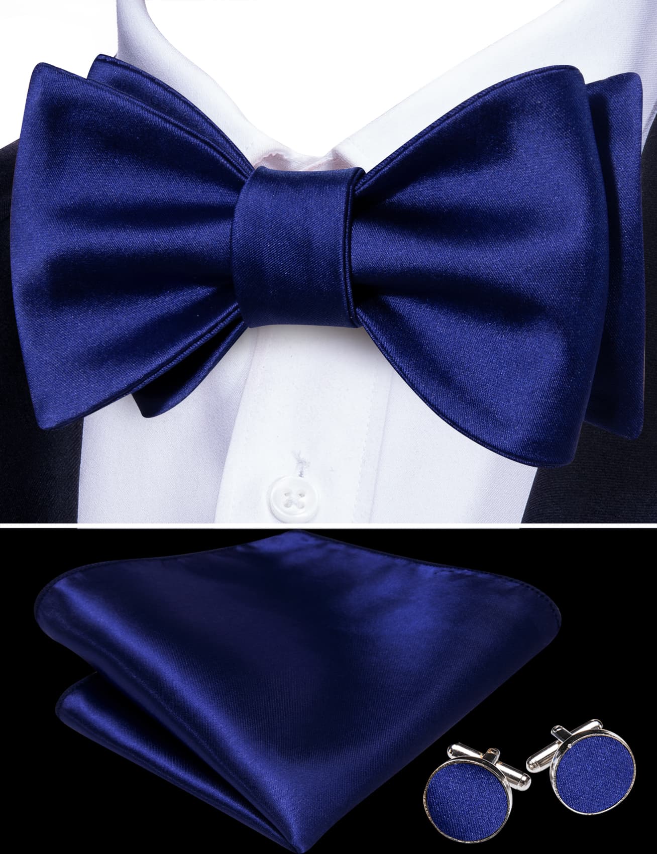 bow tie pocket square sets