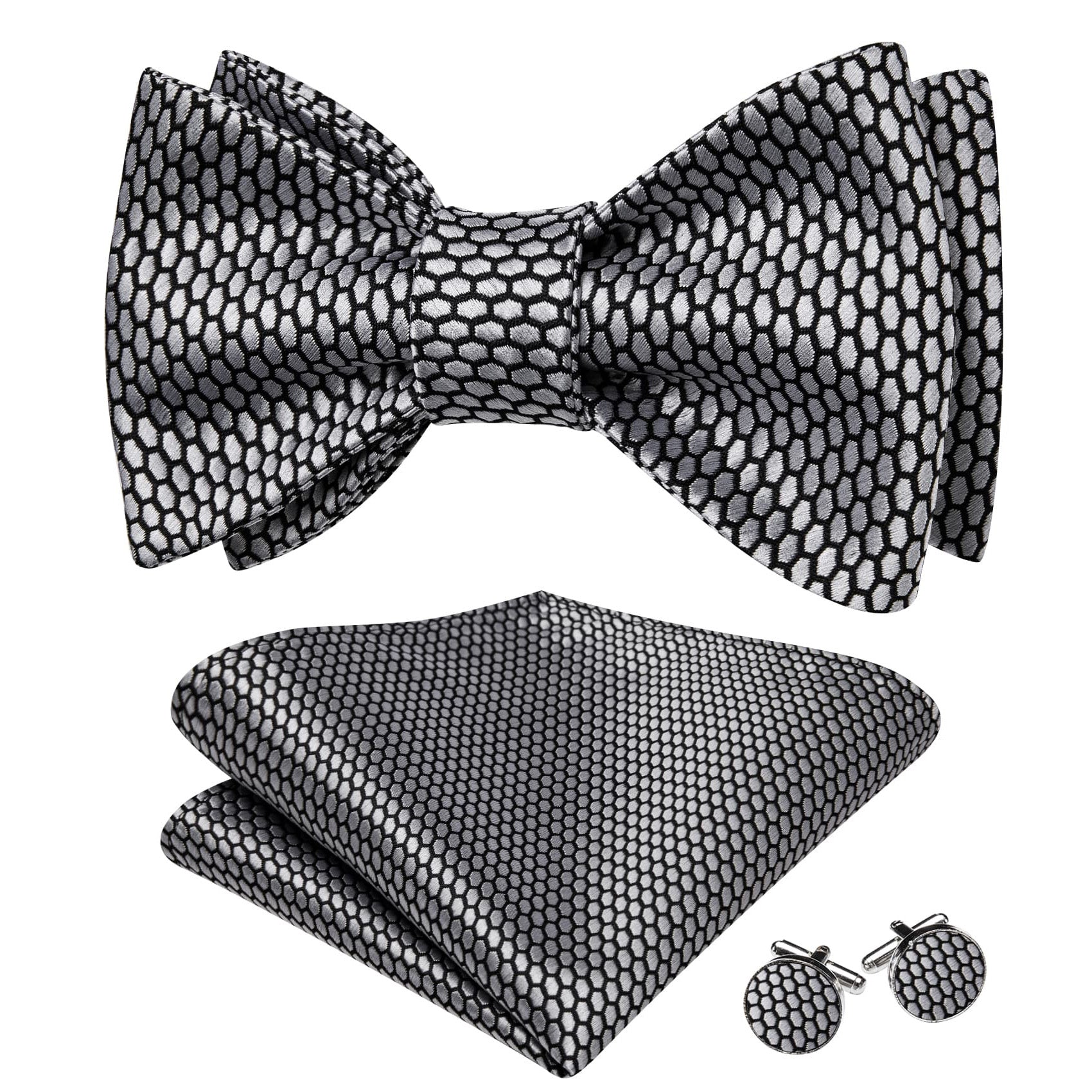 grey bowtie