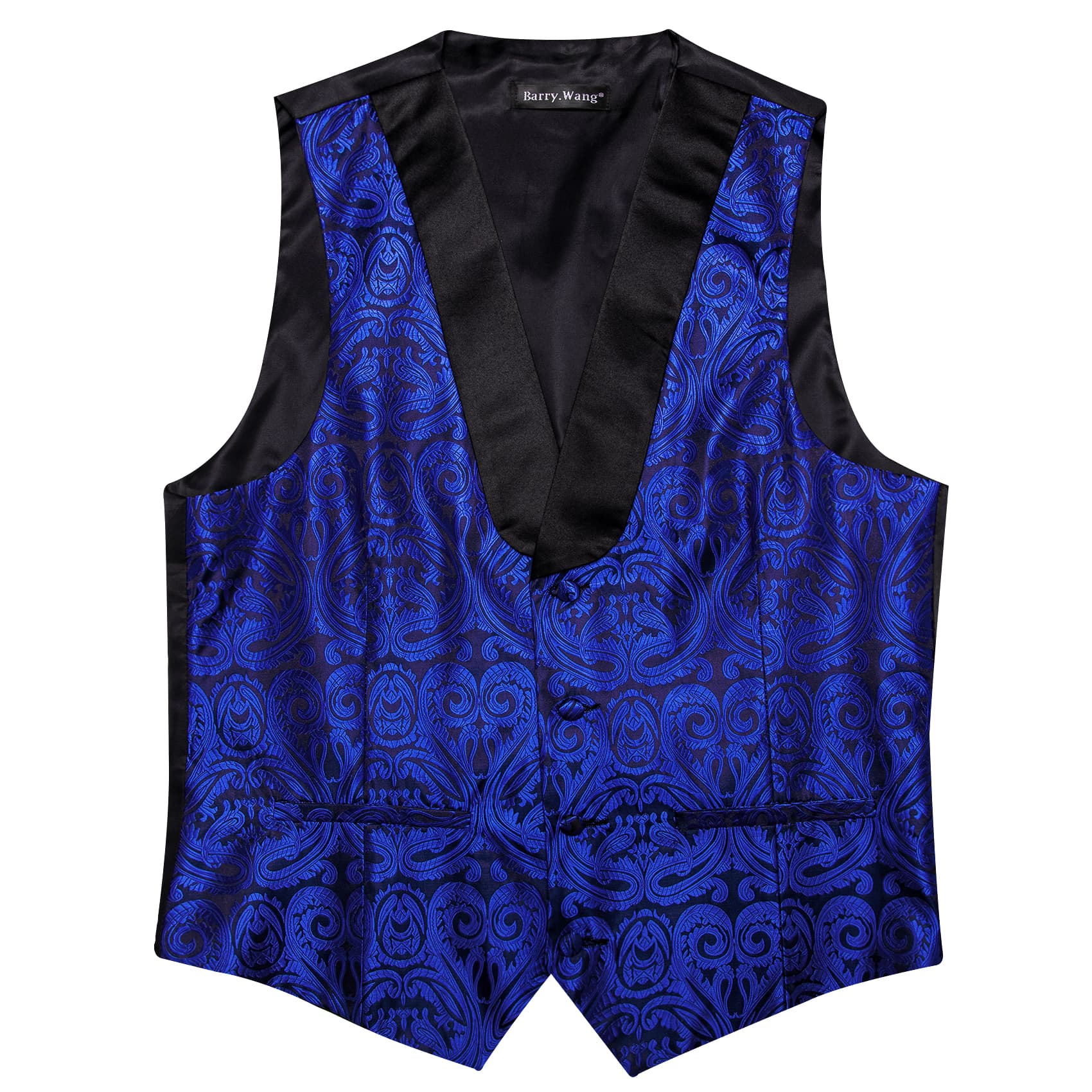 blue mens vest