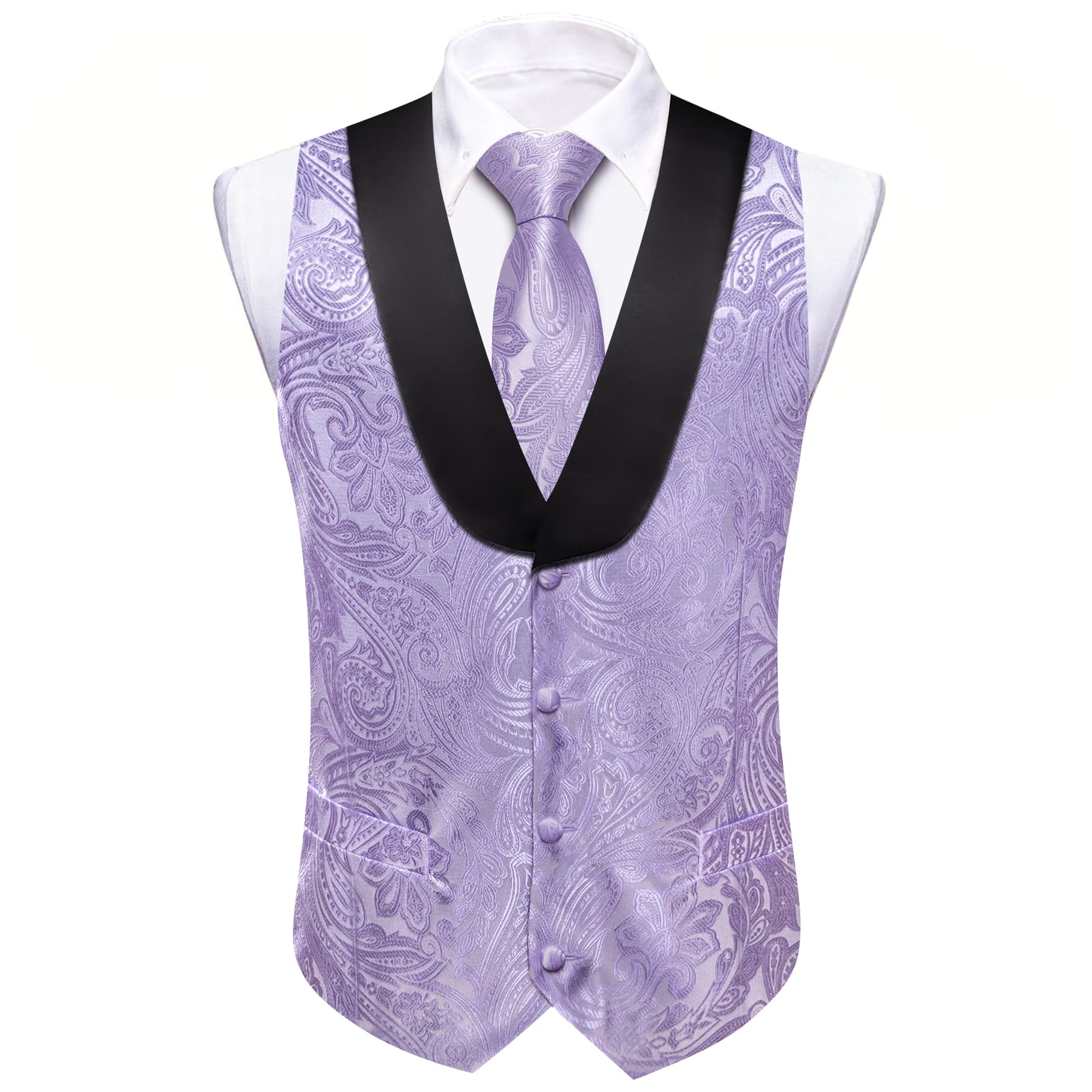 purple mens vest