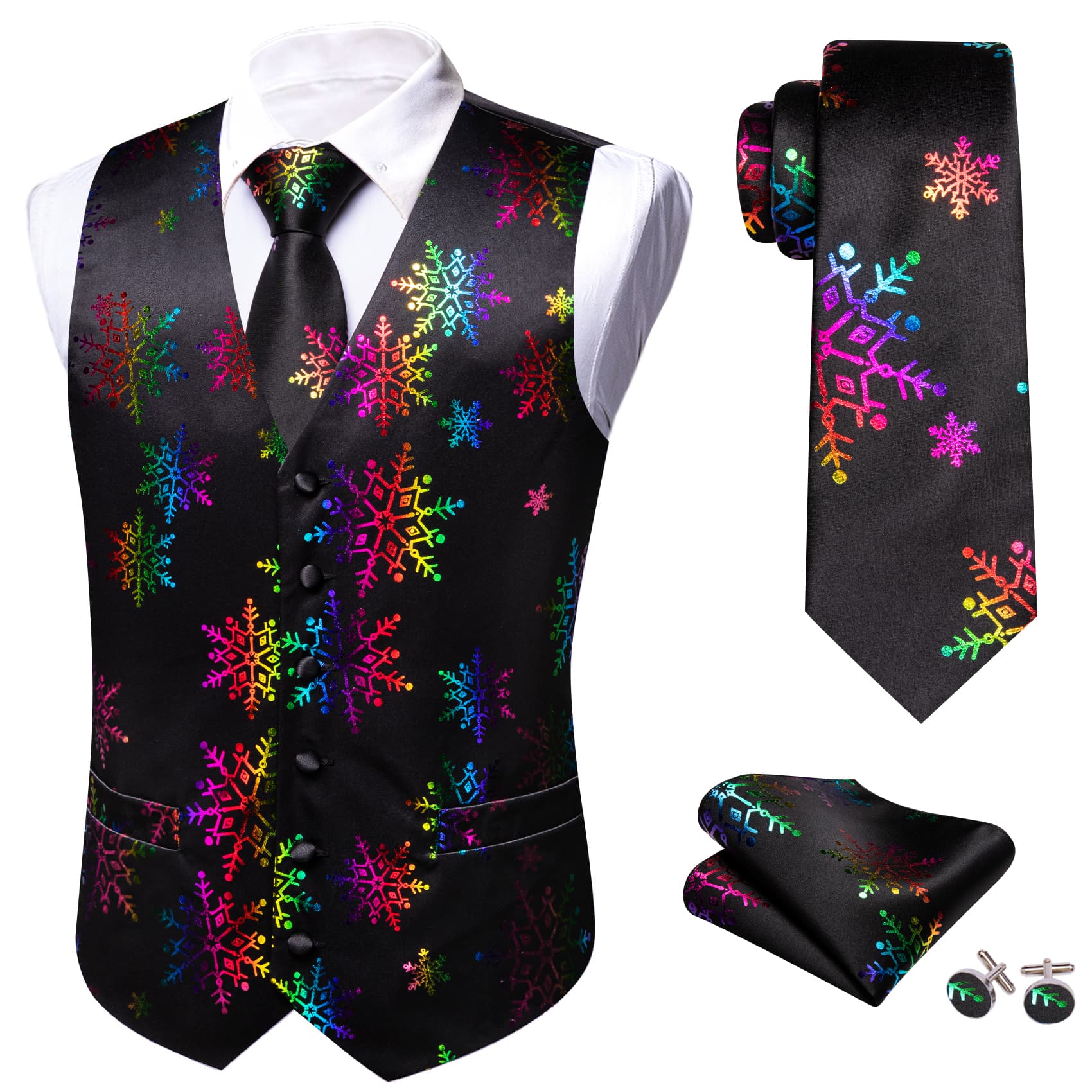 mens christmas vest