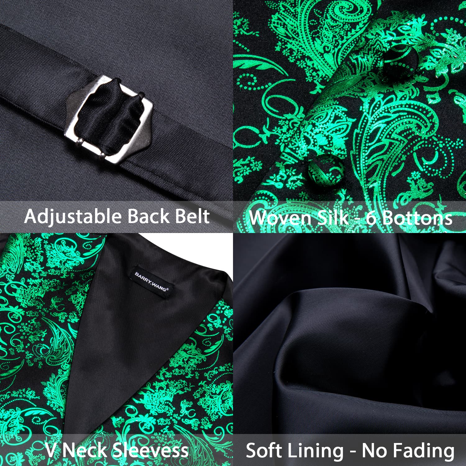 emerald green tux wedding vest