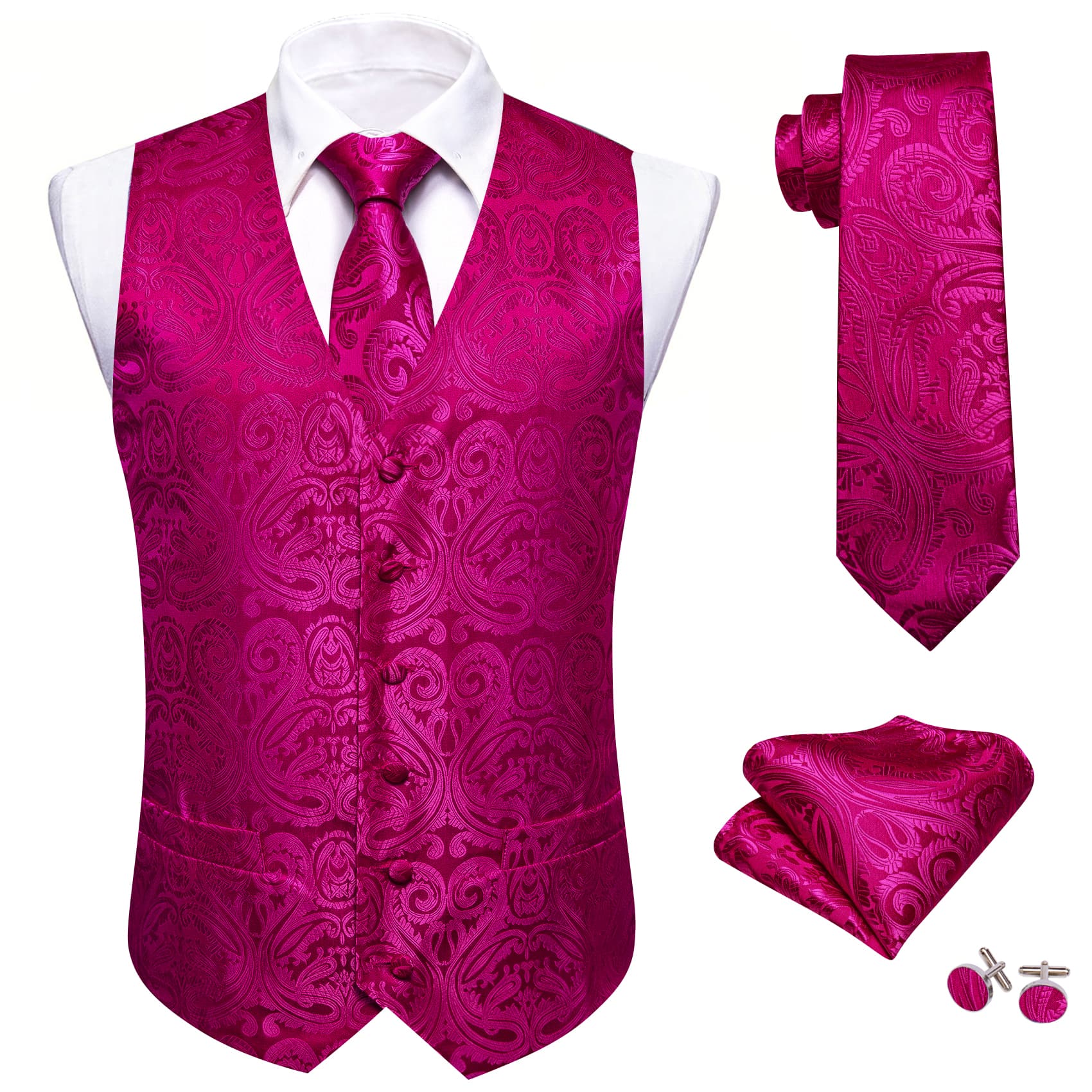 mens pink tuxedo