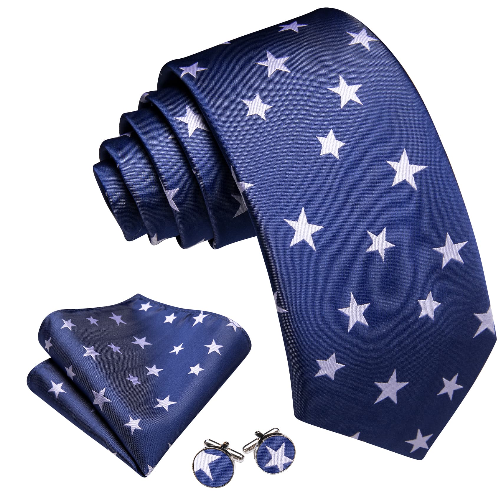 navy blue silk tie