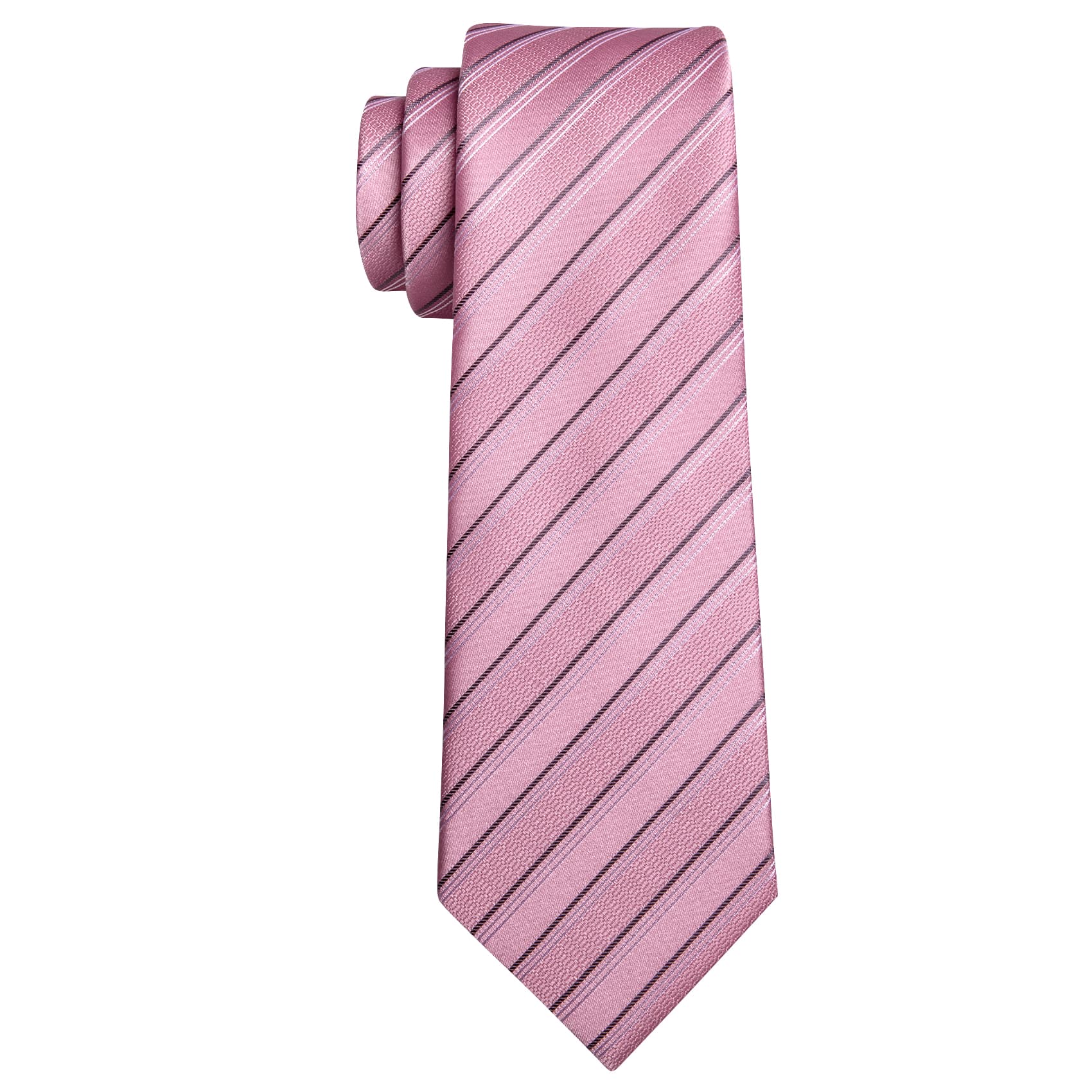 pink silk tie