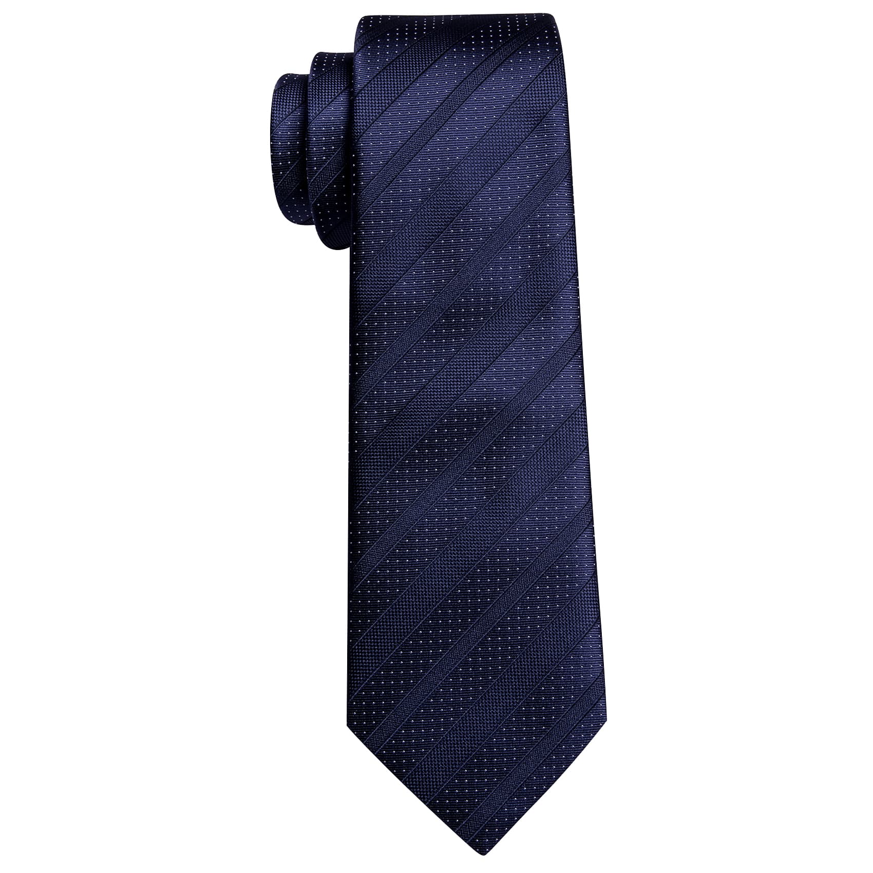 blue silk tie