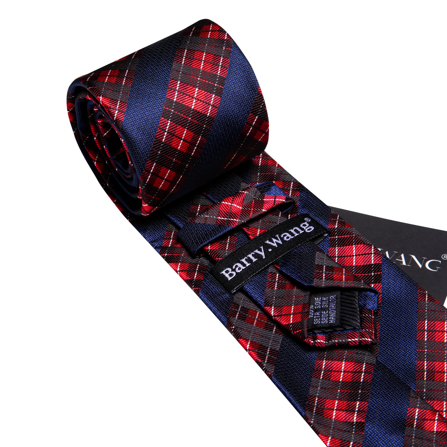 Barry wang plaid necktie 