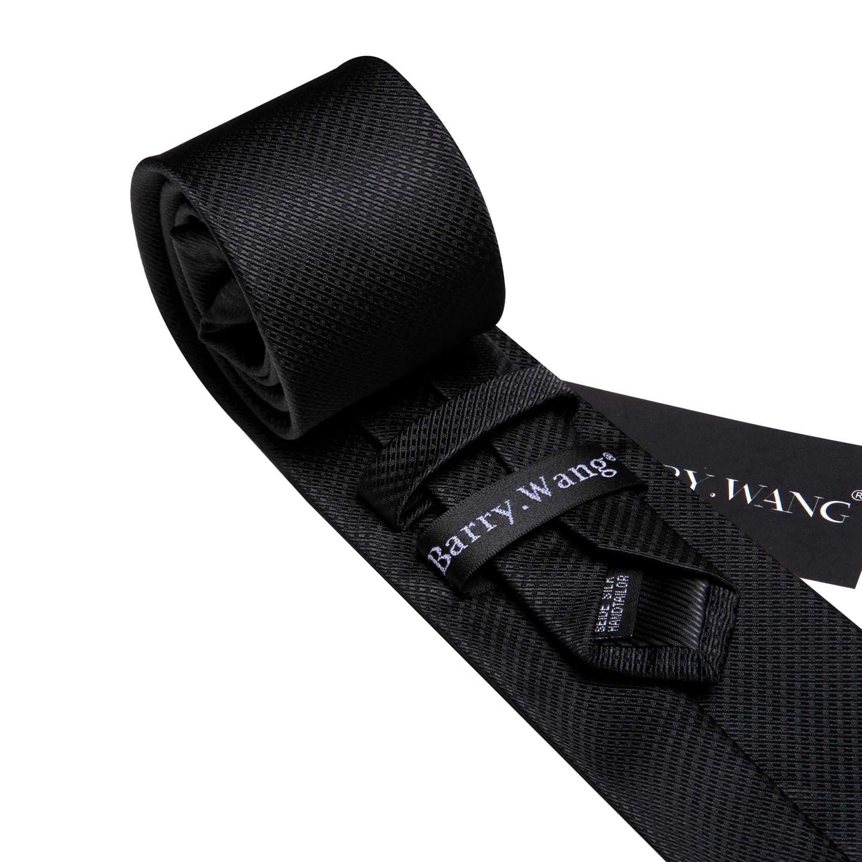 Men's black Necktie  Jacquard men's tie 