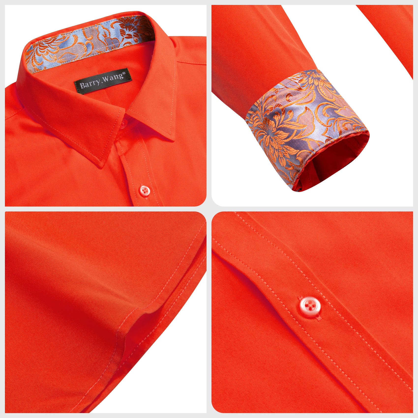 orange shirt men orange button down shirt