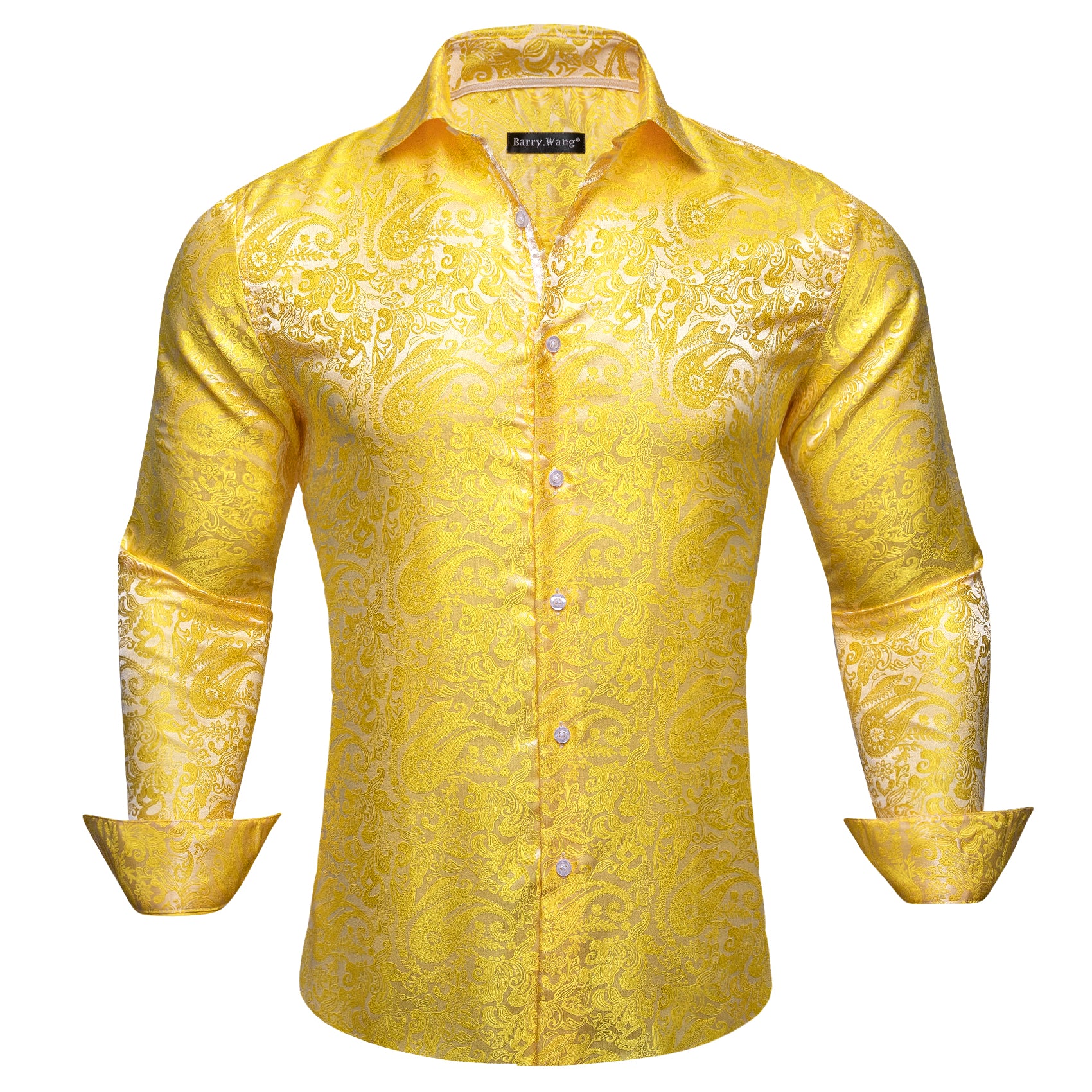 Yellow Shirt  Light Yellow Gold Shirt best shirts mens mens silk shirts long sleeve boys yellow shirt