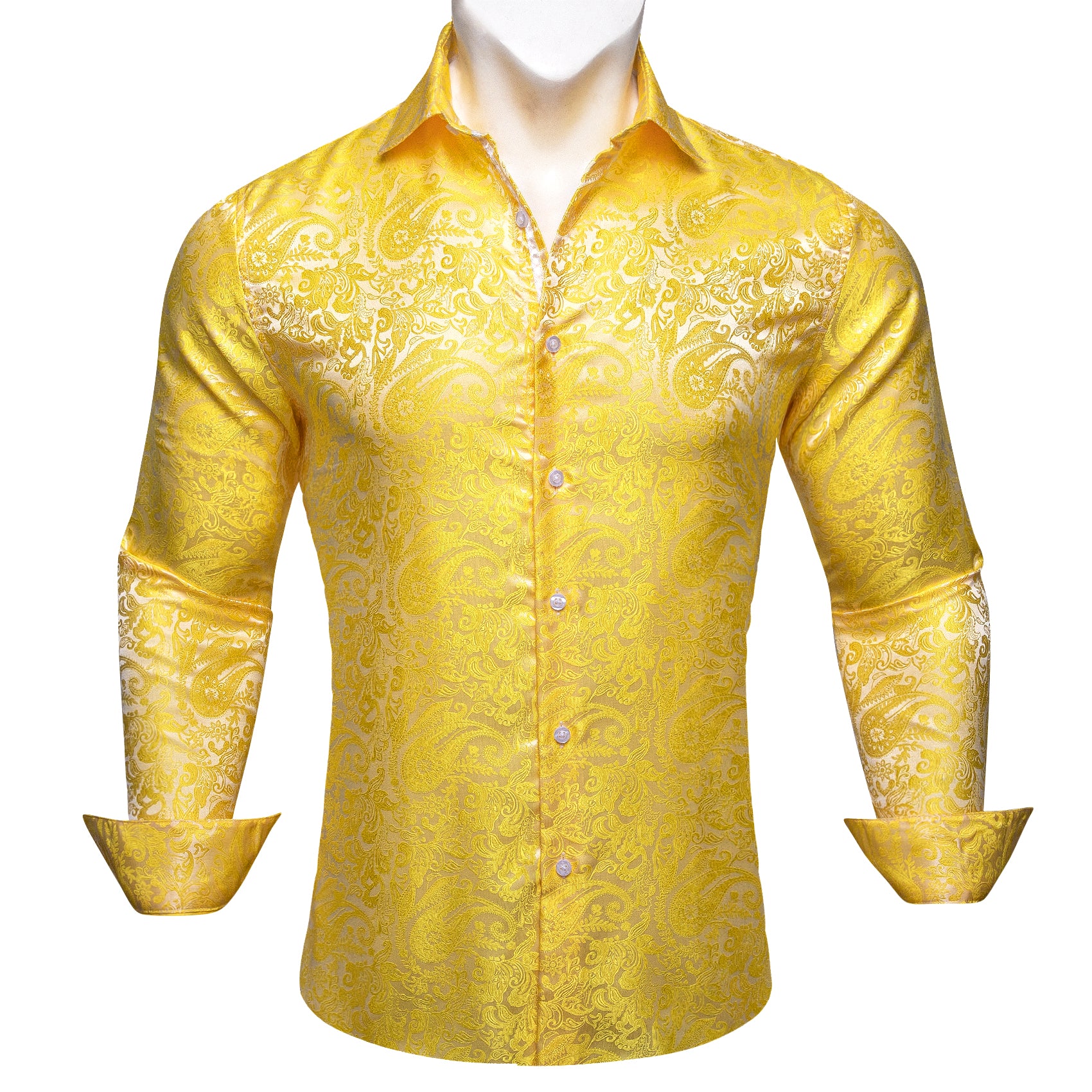 mens dress shirt dress yellow button down shirt  yellow shirt