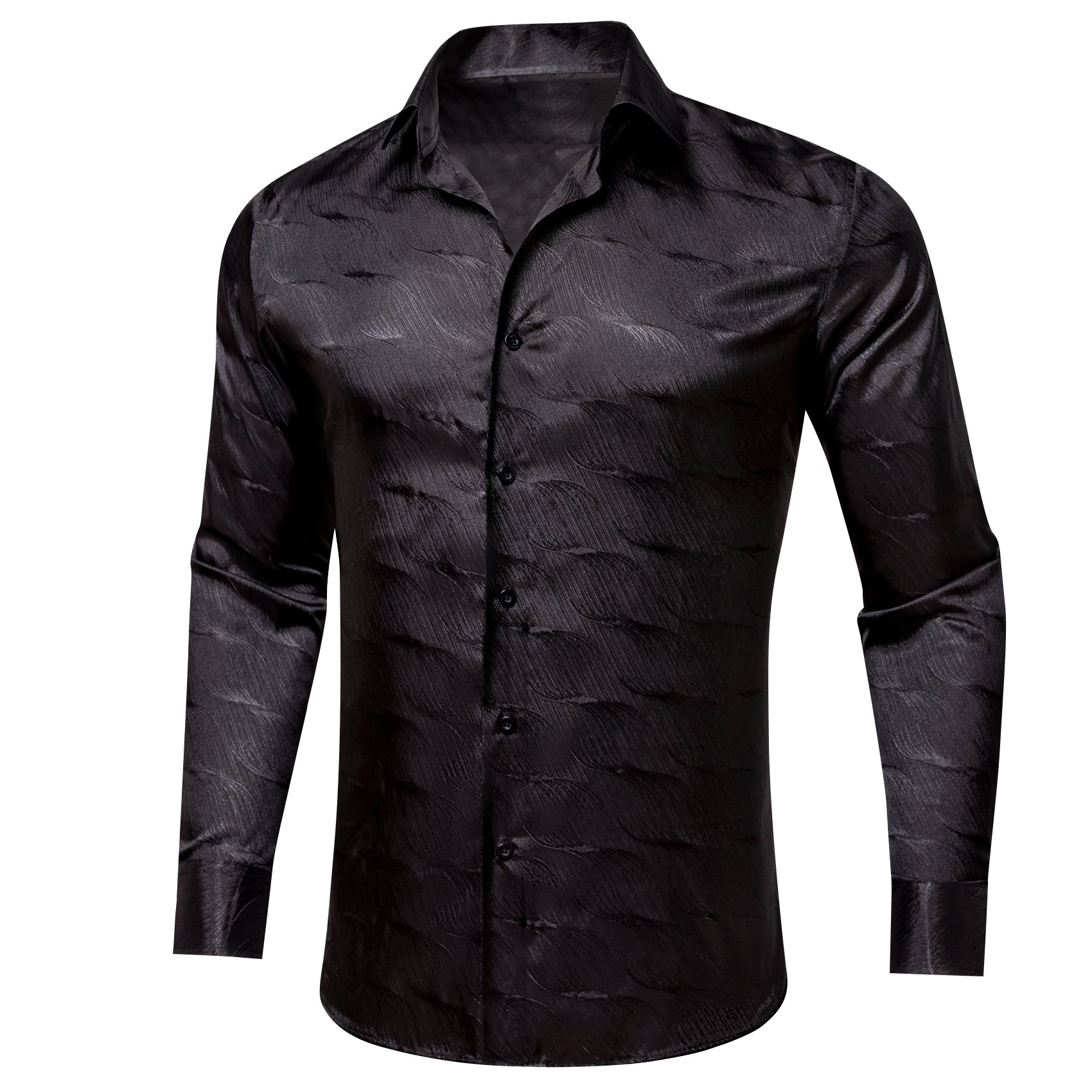 Solid best sale black shirt