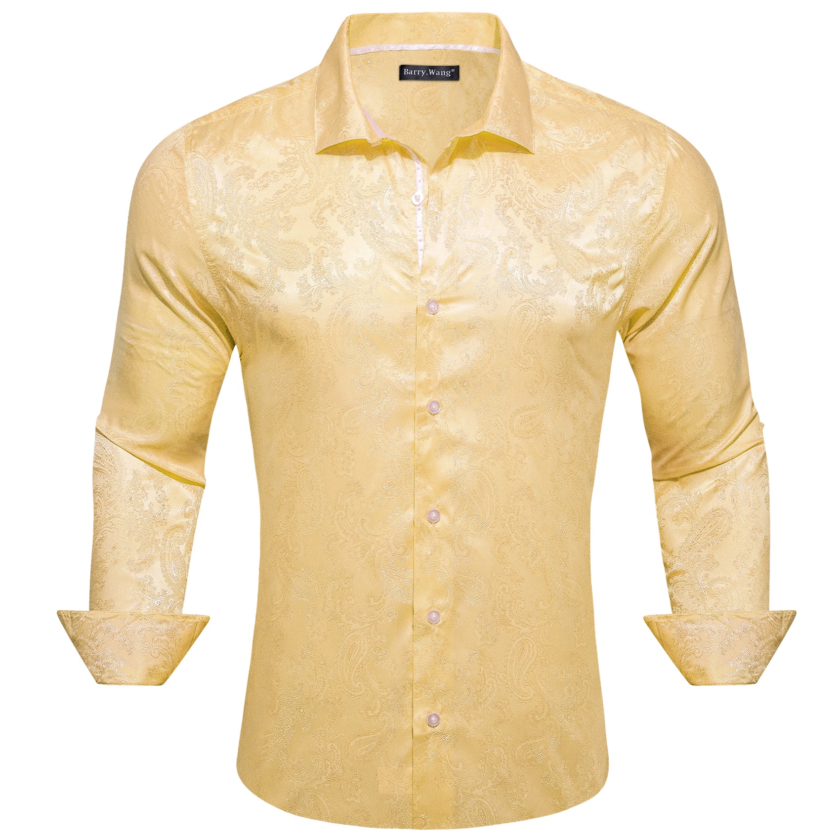 long sleeve yellow shirt