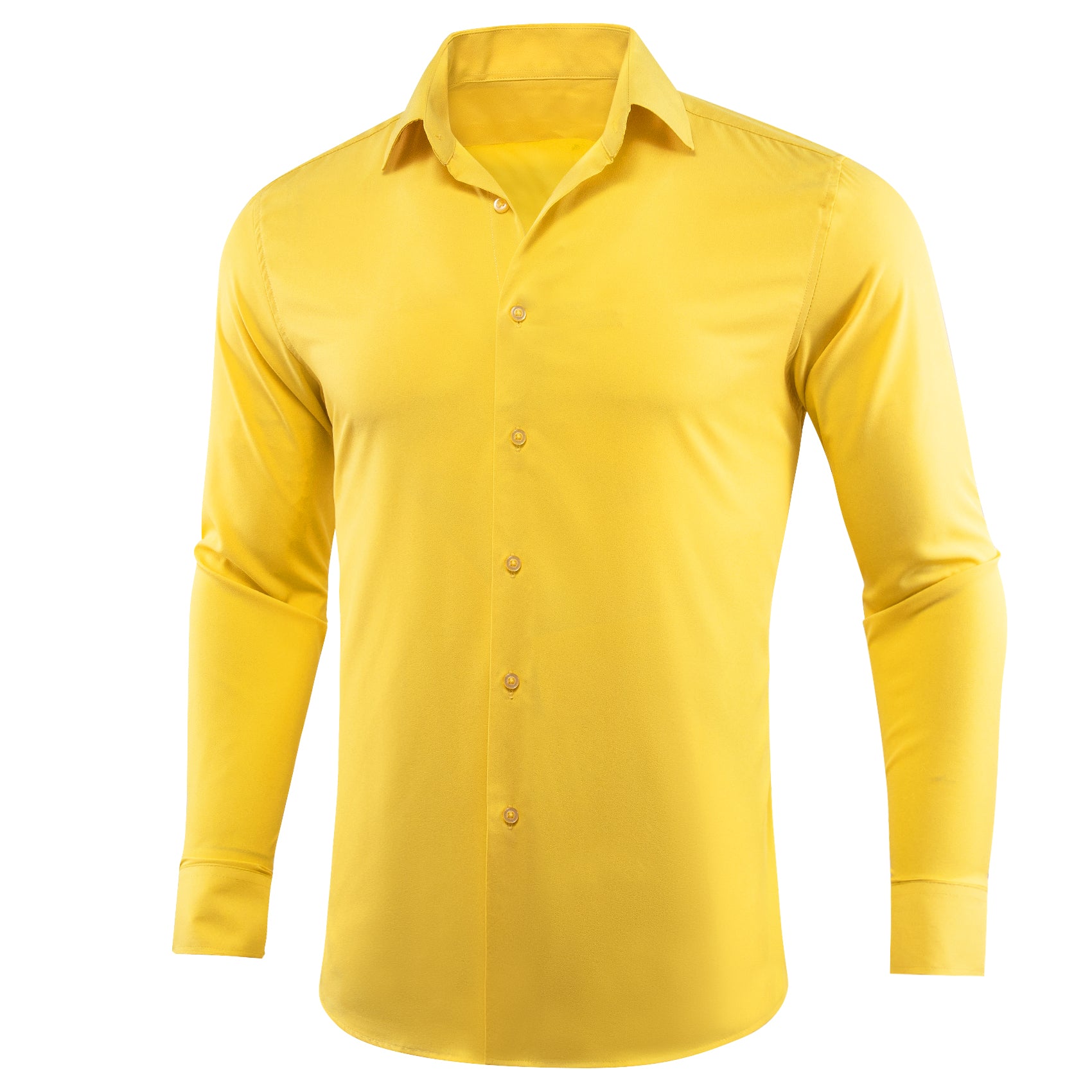 yellow shirt men yellow button up