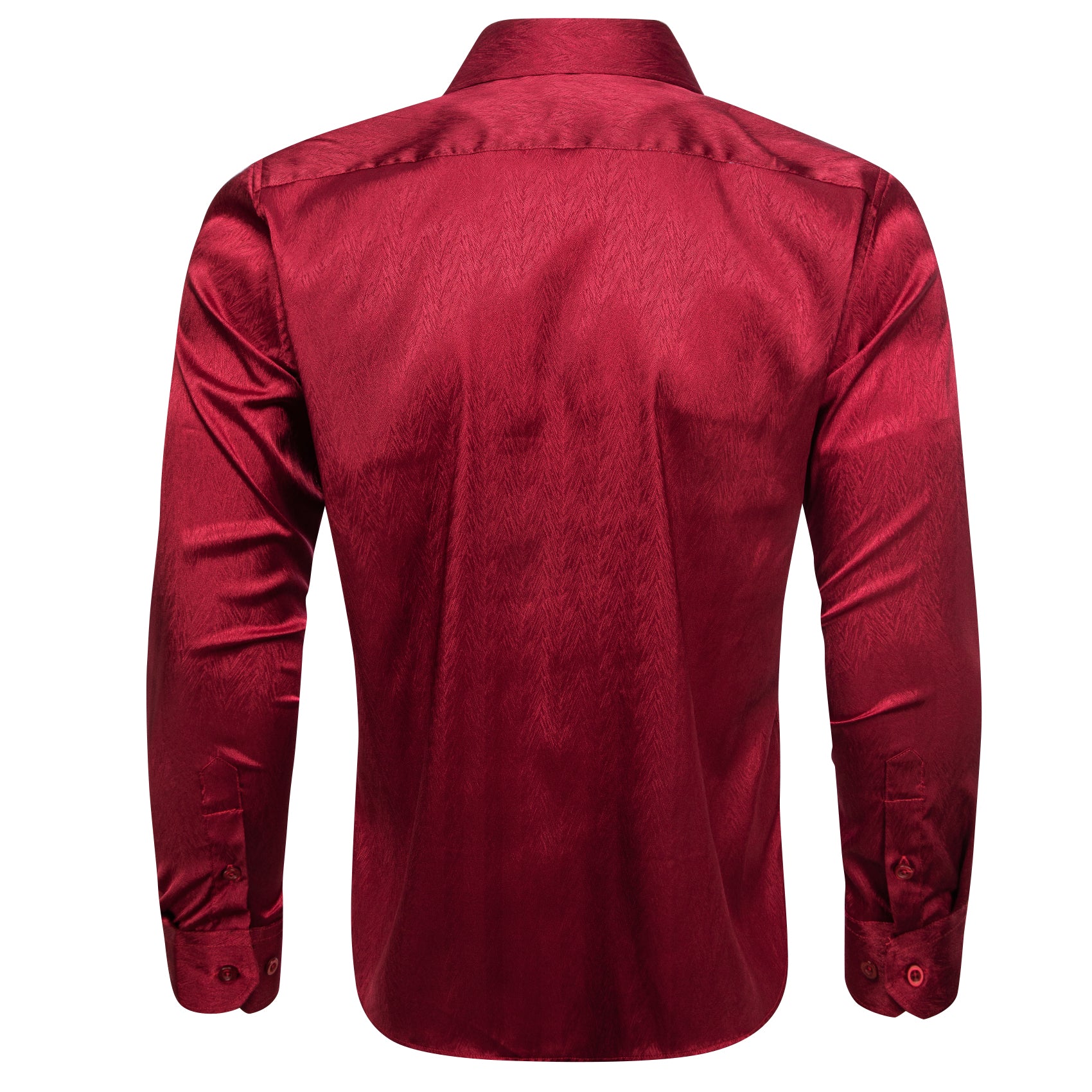 Dark red best sale long sleeve shirt