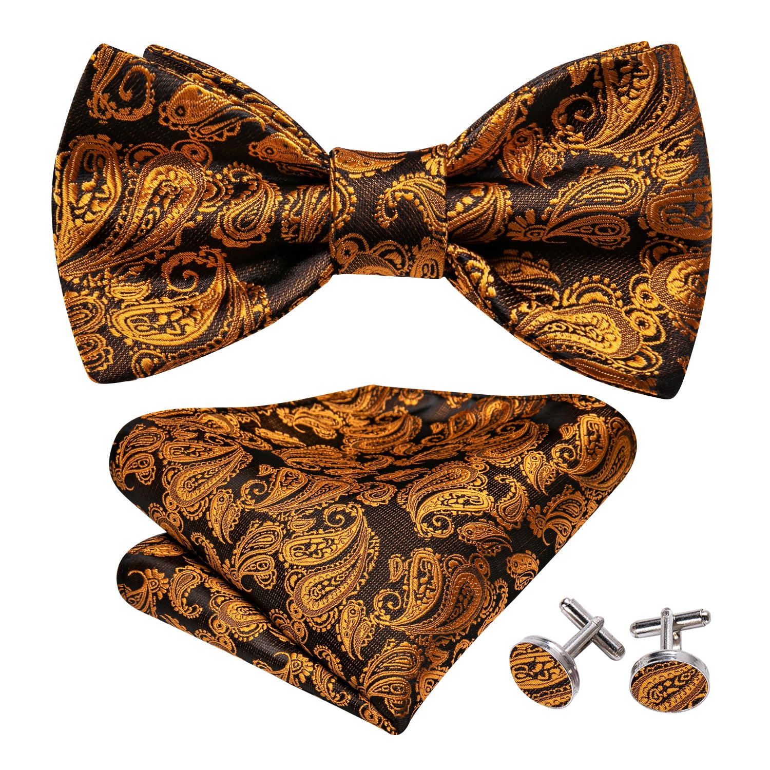 brown bow tie