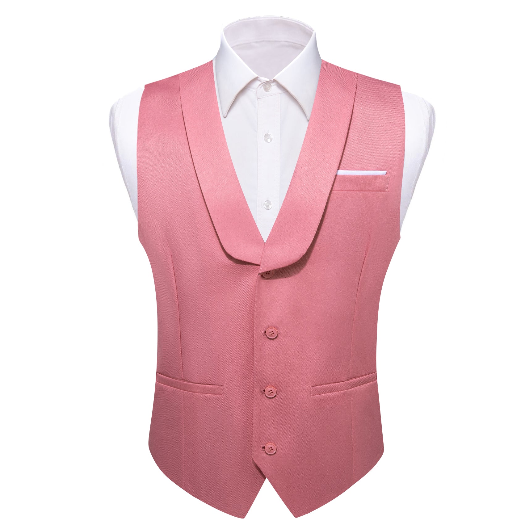 pink vest suit