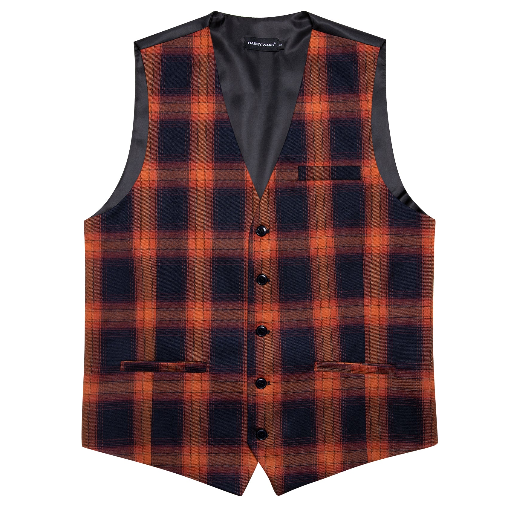 Mens plaid hot sale vests sale