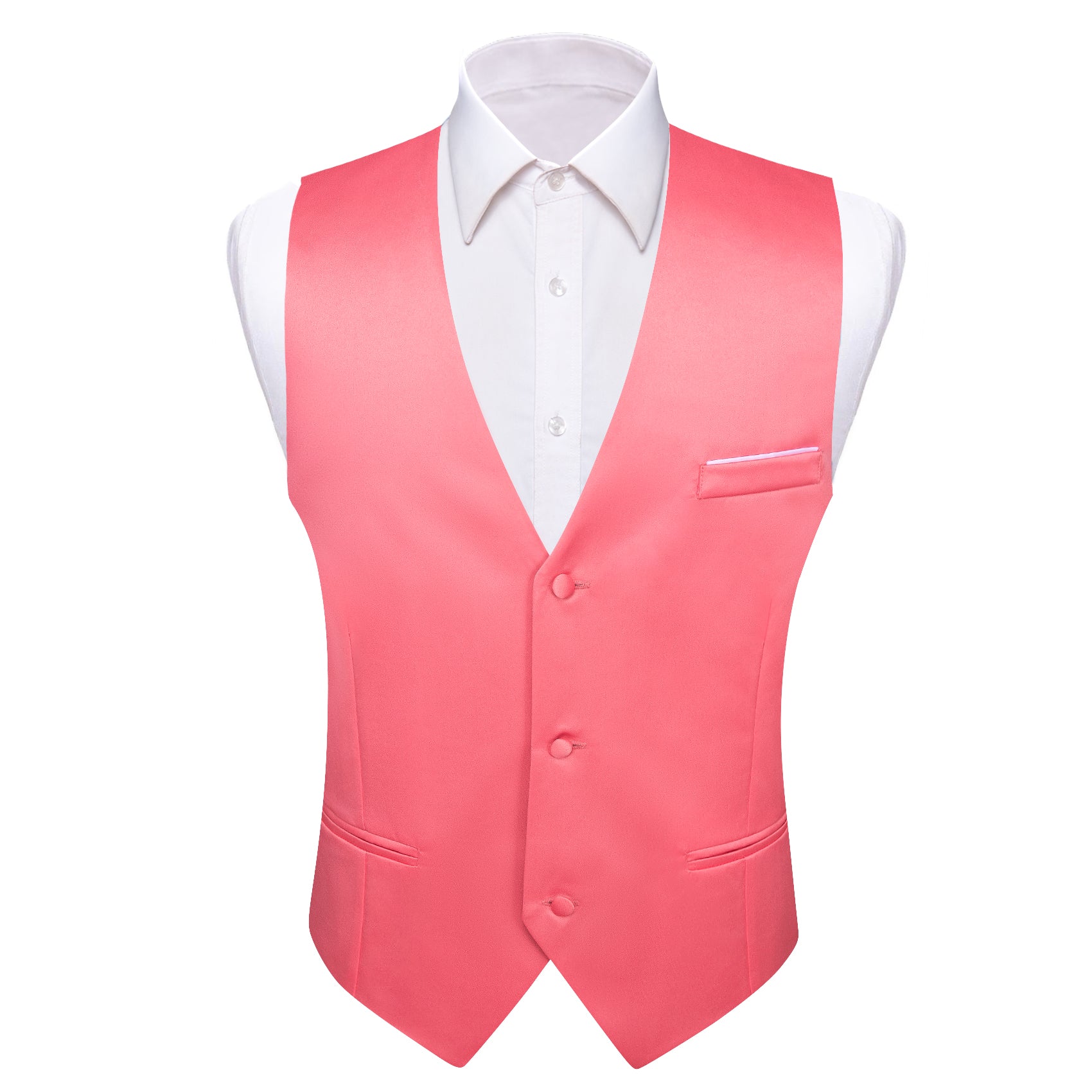 pink dress vest