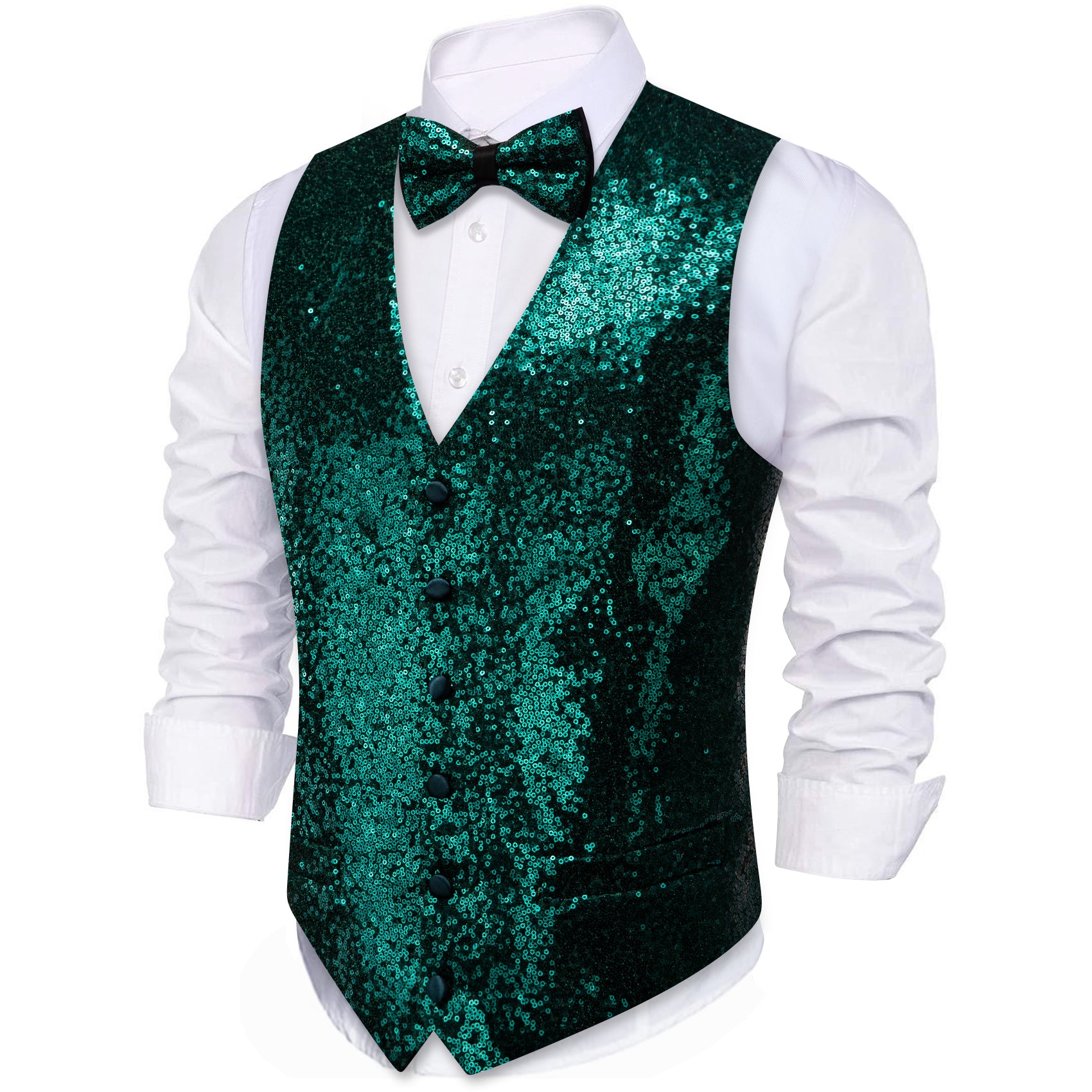 hunter green suit vest