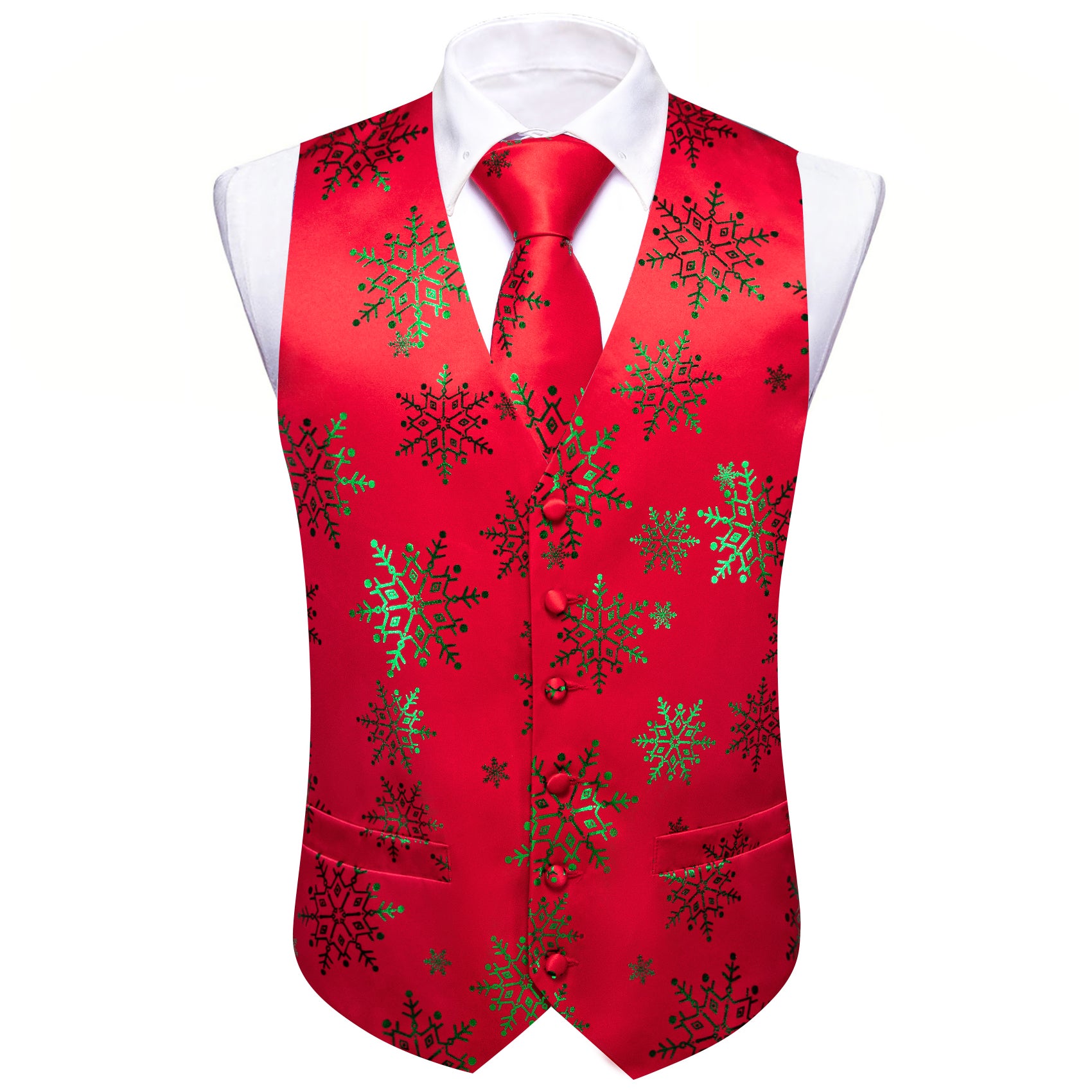 Red hot sale christmas vest