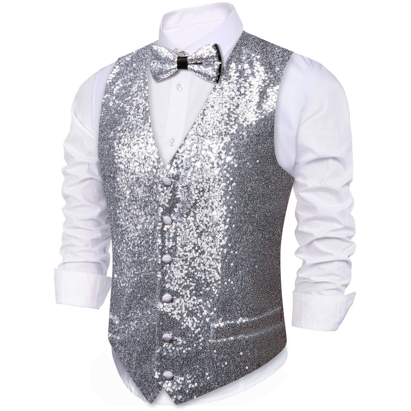 silver shirt mens