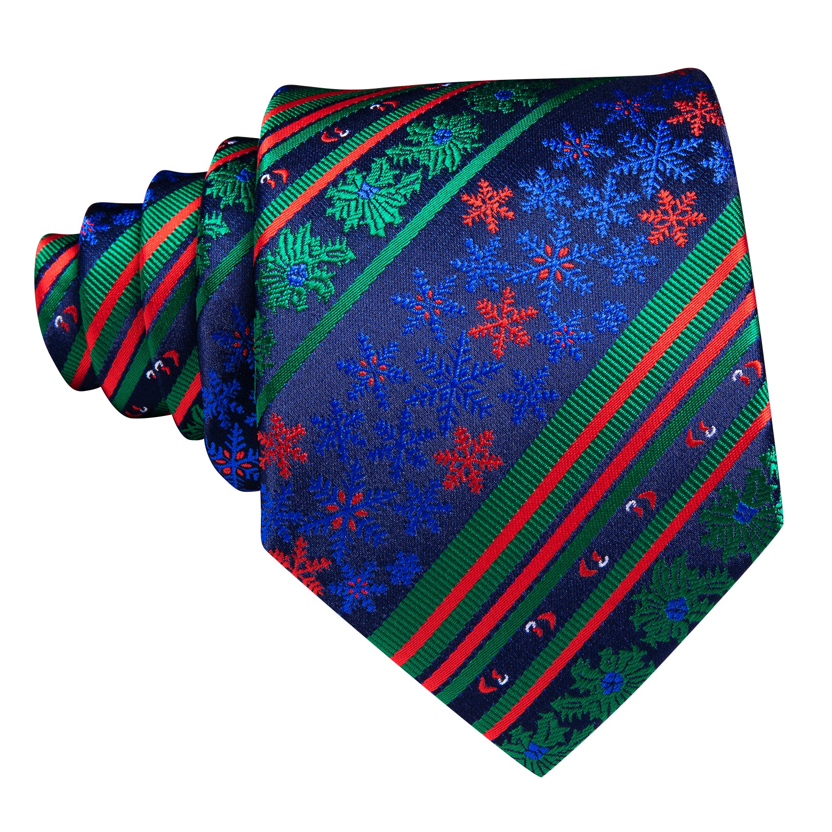 blue and green floral tie