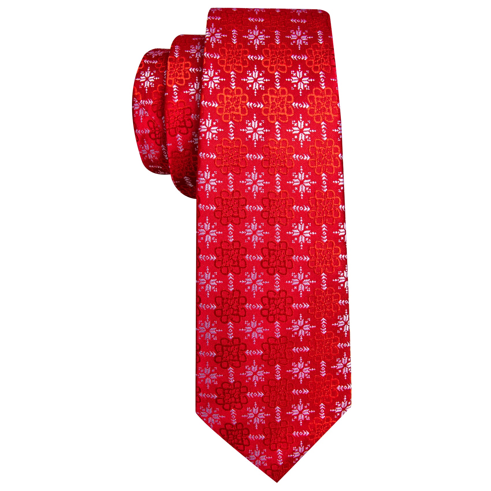 men's red tie