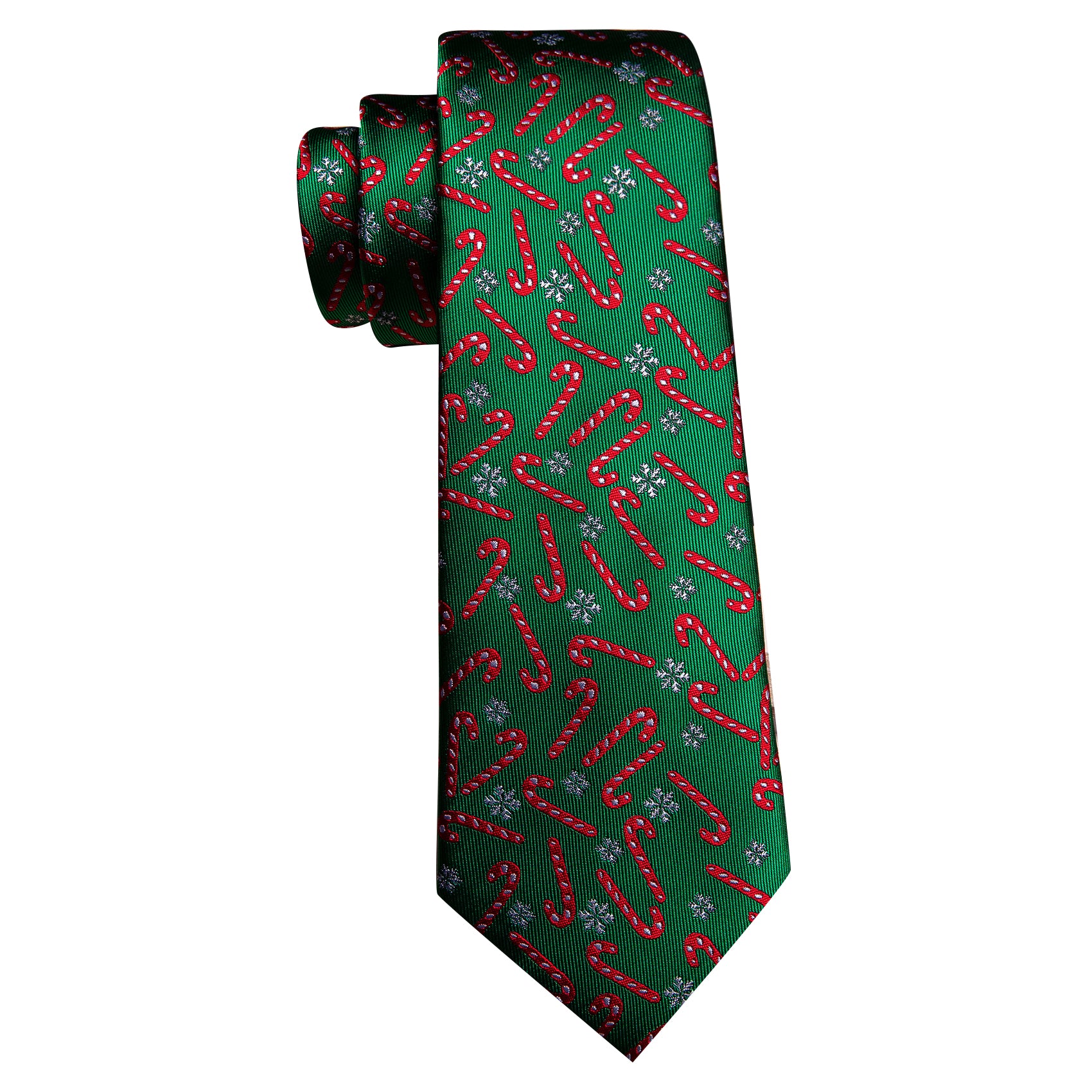 christmas green mens dress tie