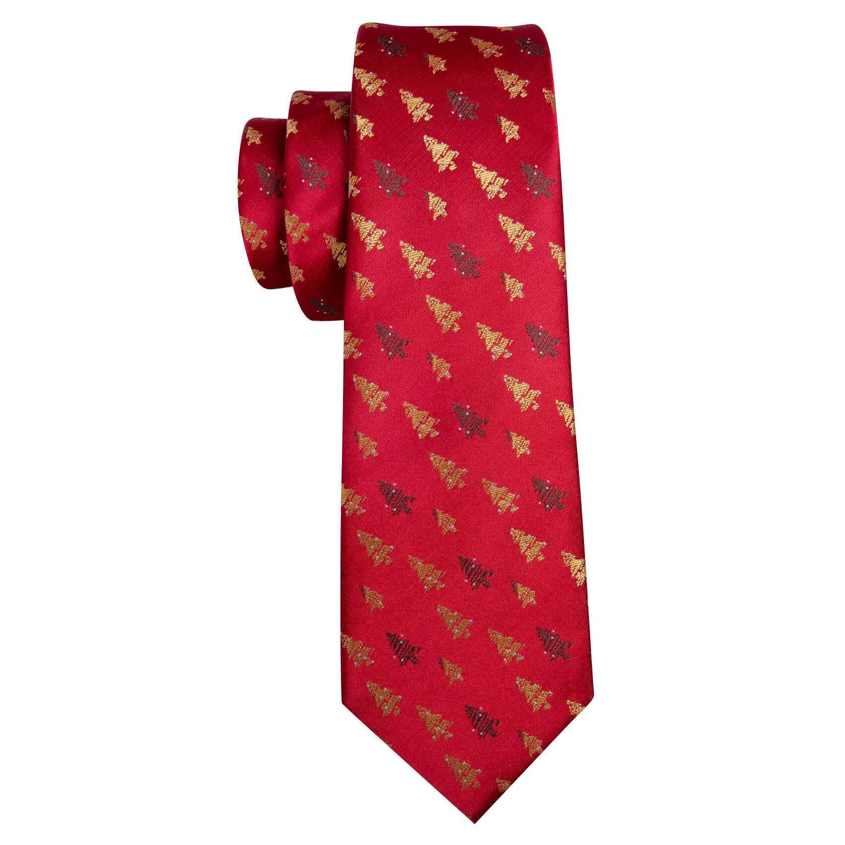 paisley red tie