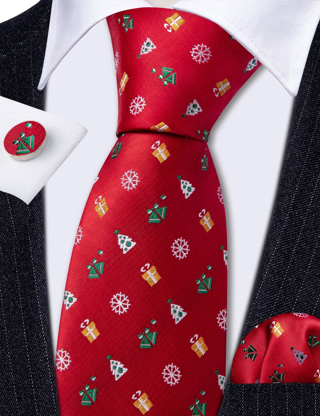 red green tie