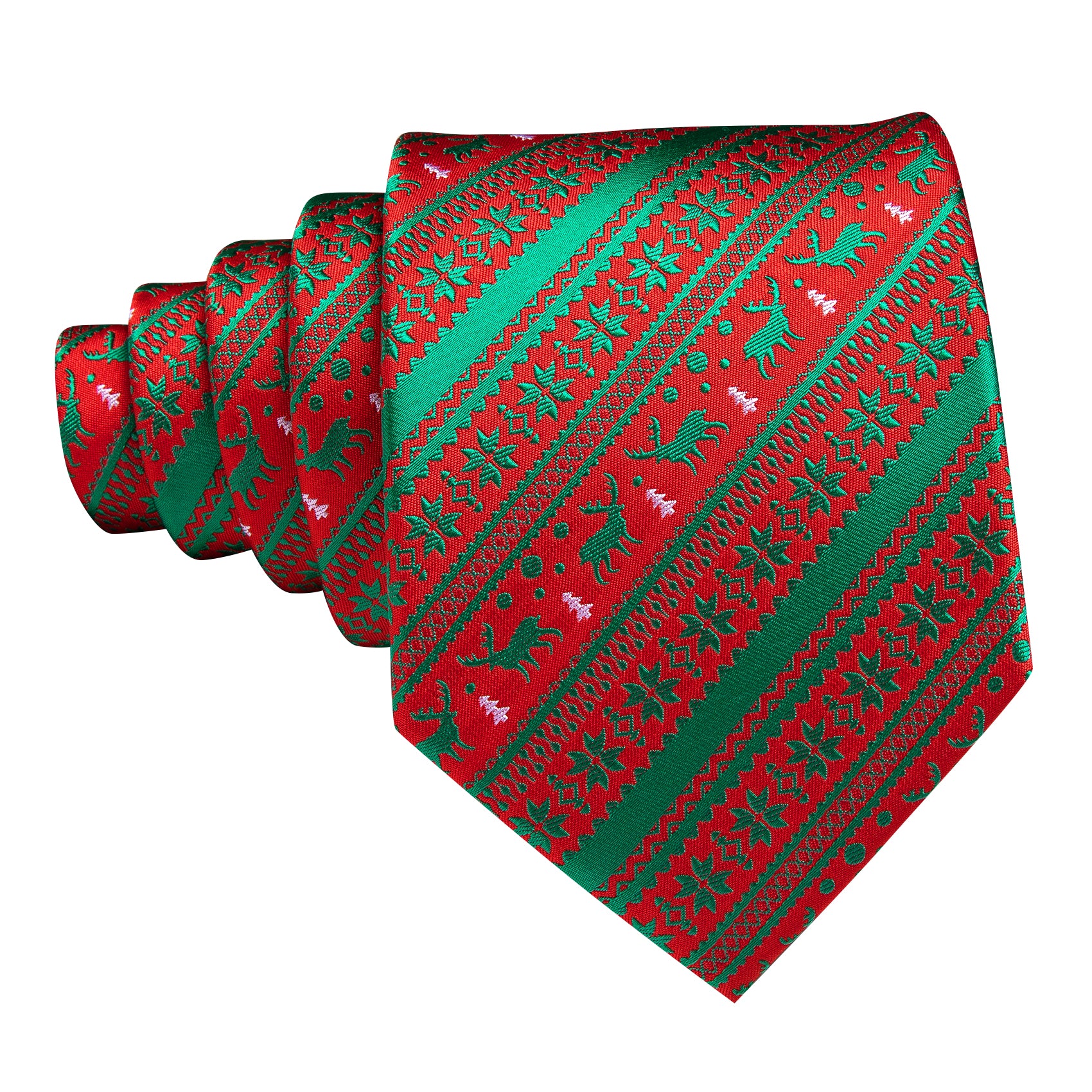 red wedding tie