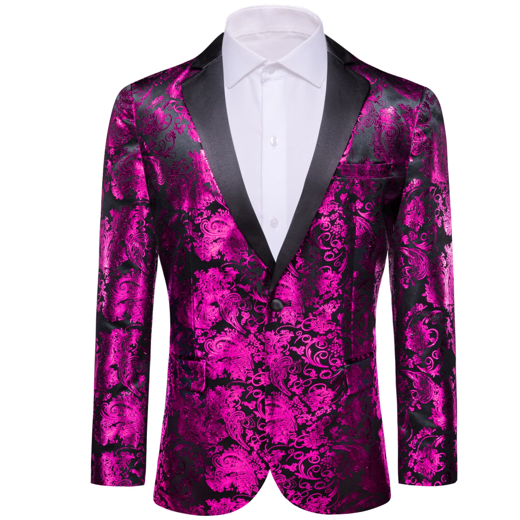 purple prom suit