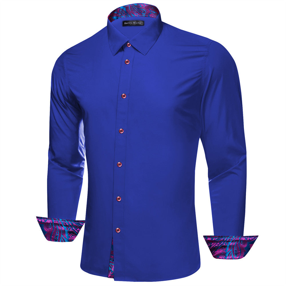 blue mens shirt