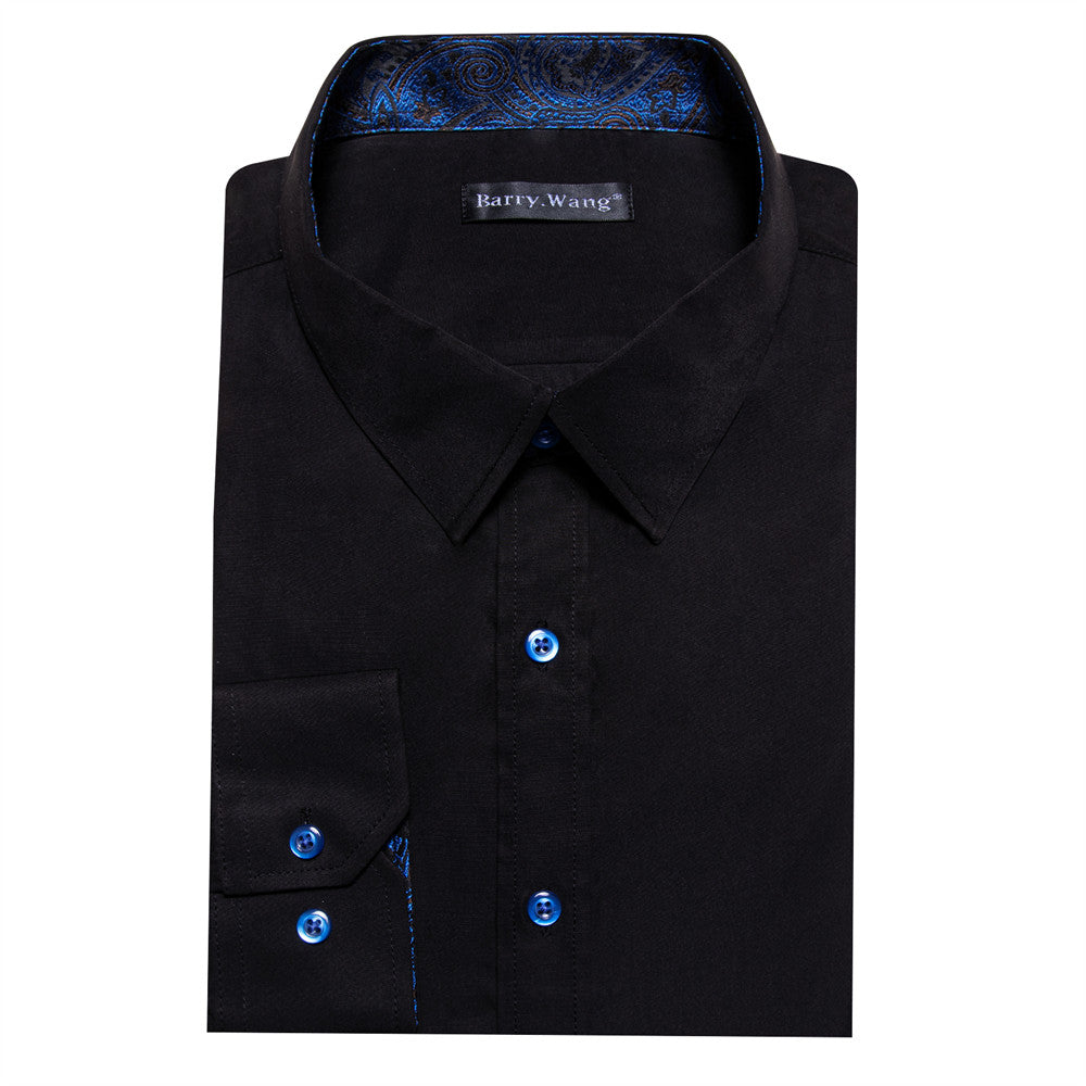 black long sleeve shirt men