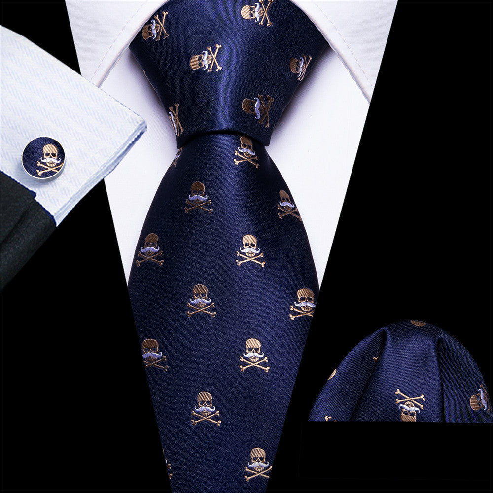 best ties for men
Blue Necktie 
Champagne Necktie
Skull Necktie