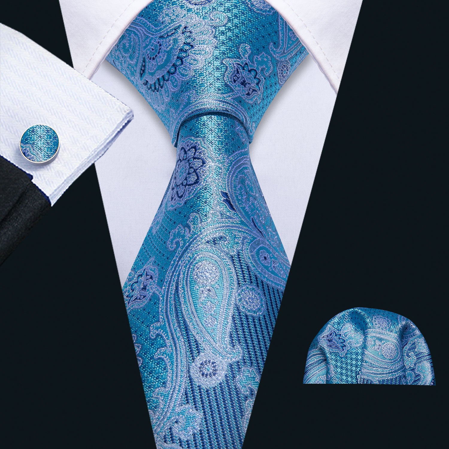 steel blue ties