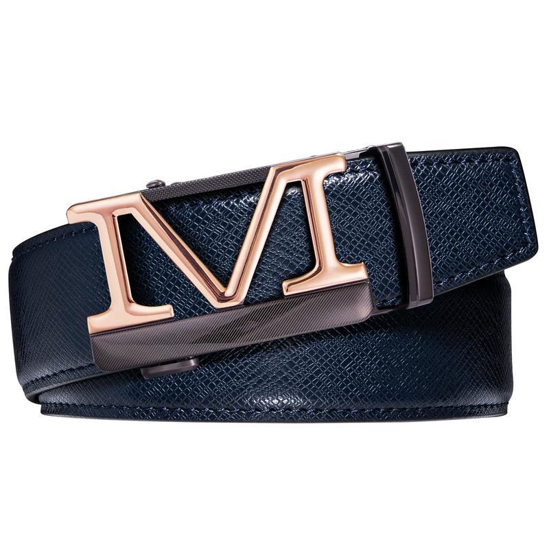 Luxury Mens Automatic Buckle Belt With Designer Stripe Letter