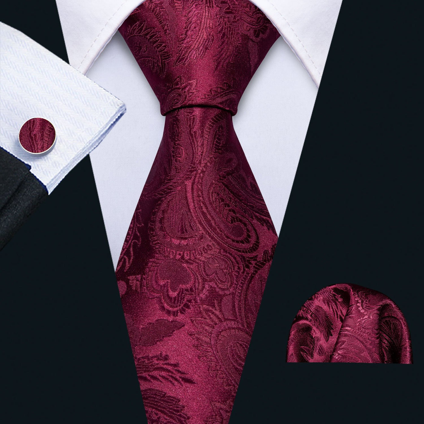 Burgundy Necktie